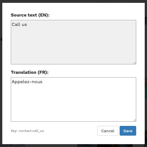 Editor example