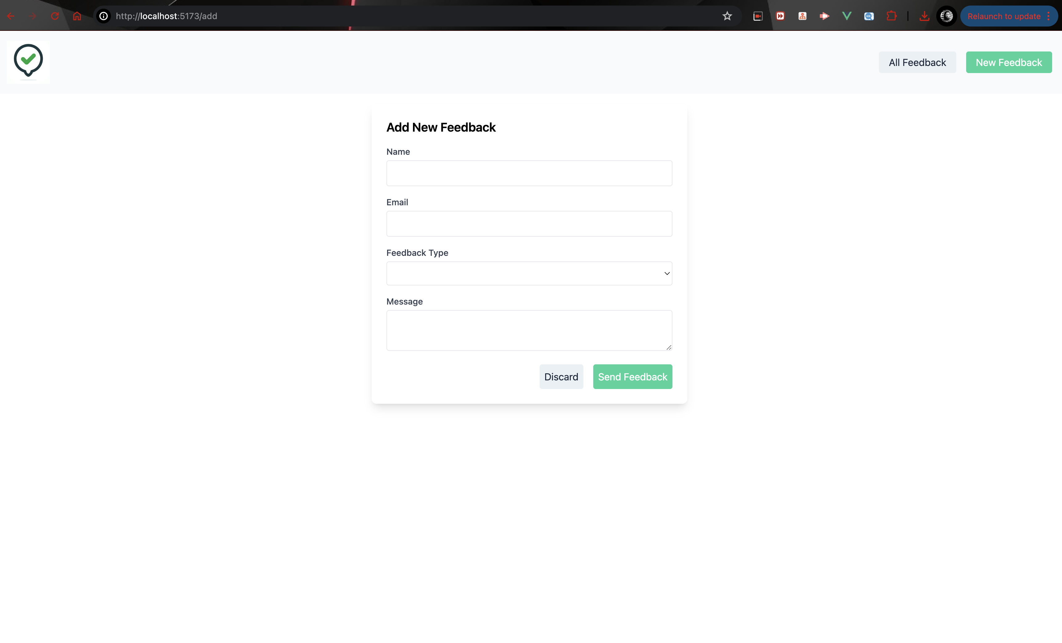 GitHub - eadortsu/feedback-app: Coding Exercise: Simple Feedback ...