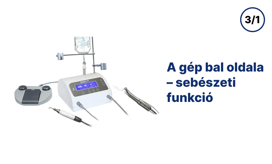 Sebészeti piezokristályos fej