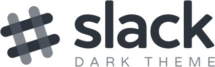 give slack desktop app dark background
