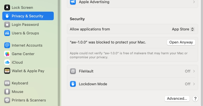 macsettings
