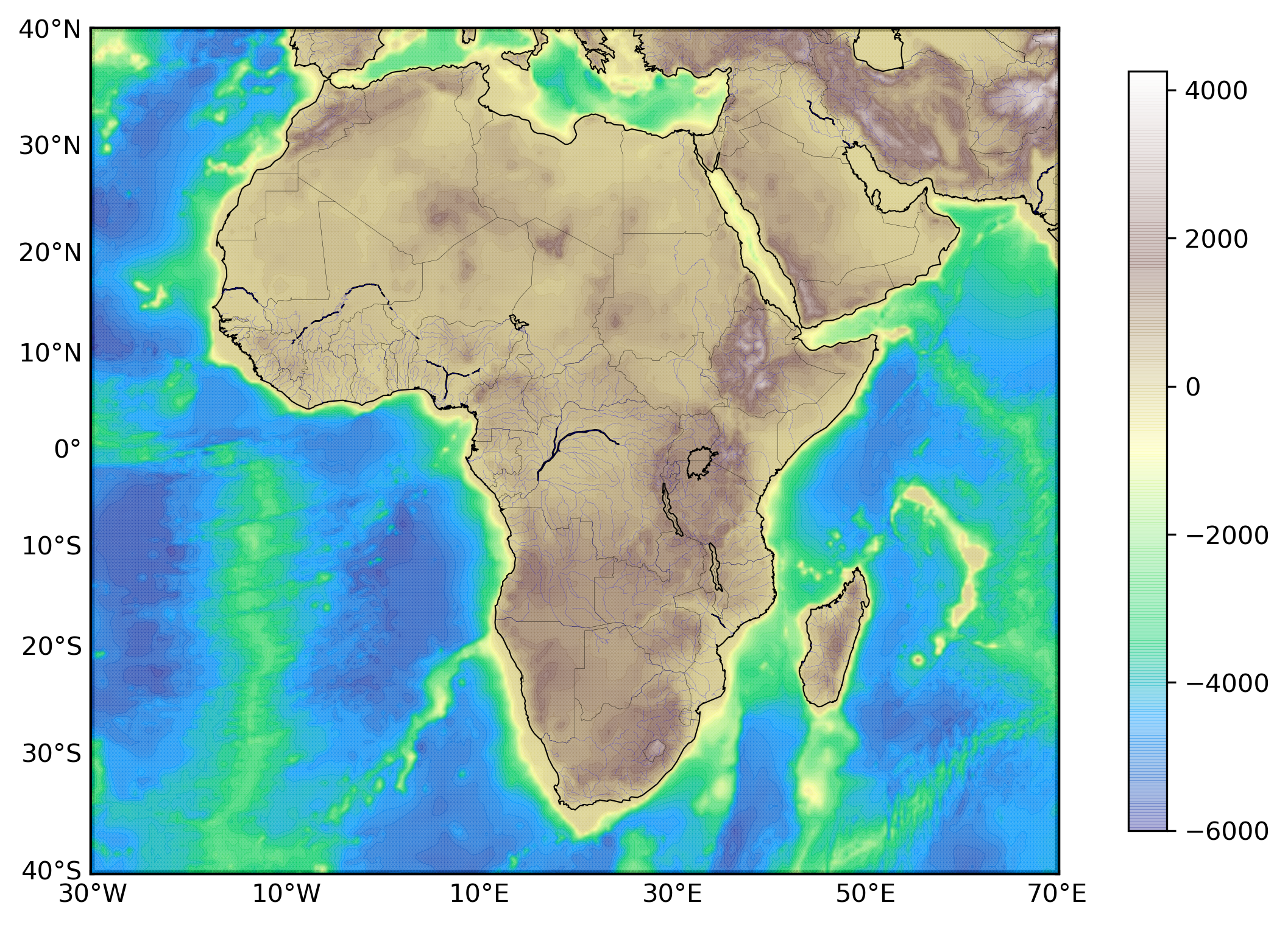 africa map