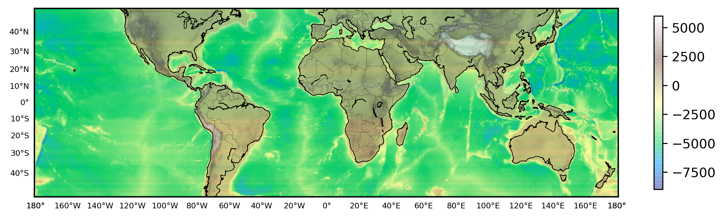 world map