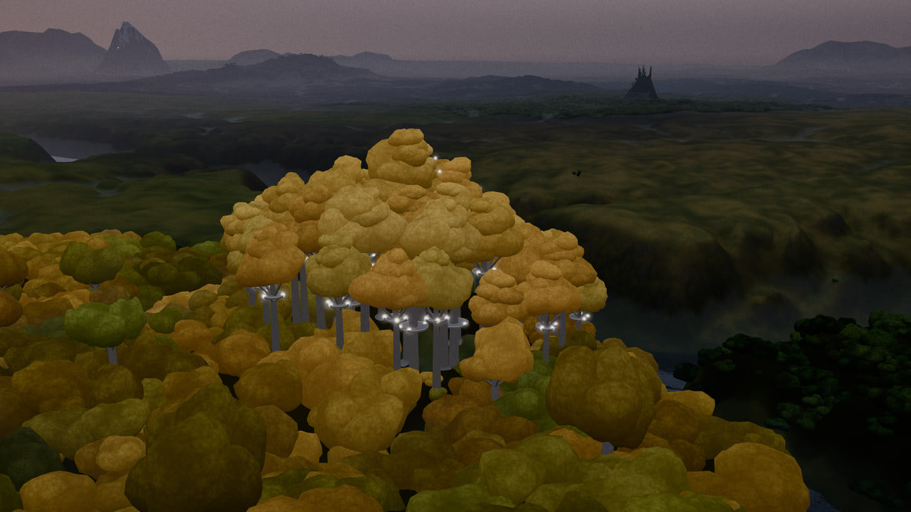 Lothlórien at dusk