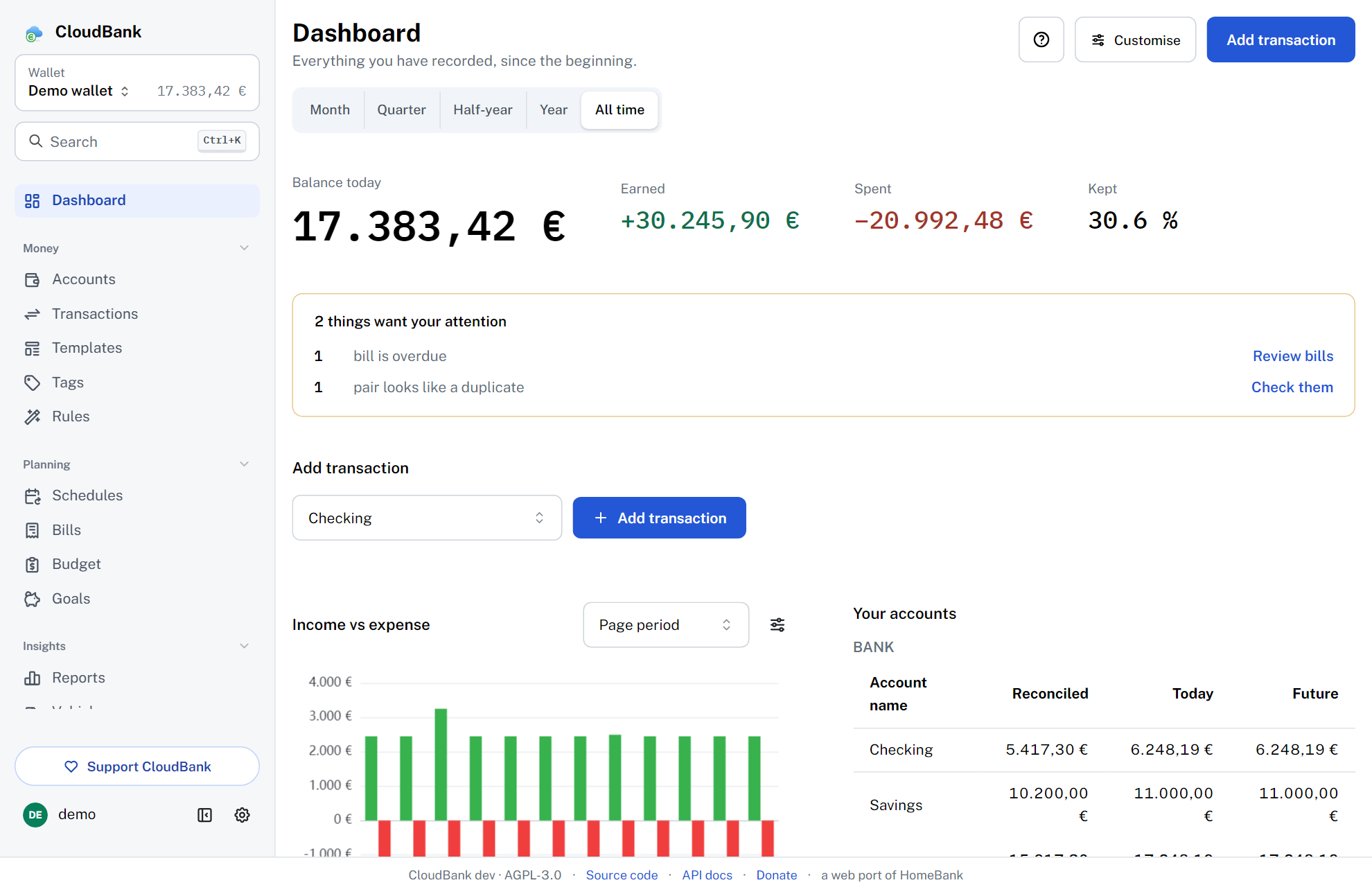 Dashboard
