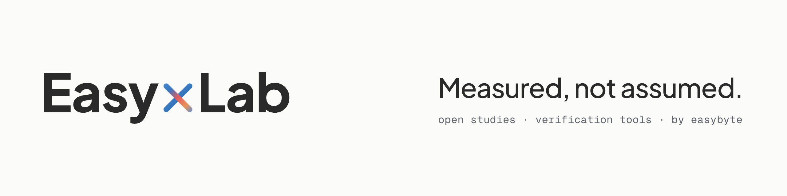 EasyxLab — Measured, not assumed.