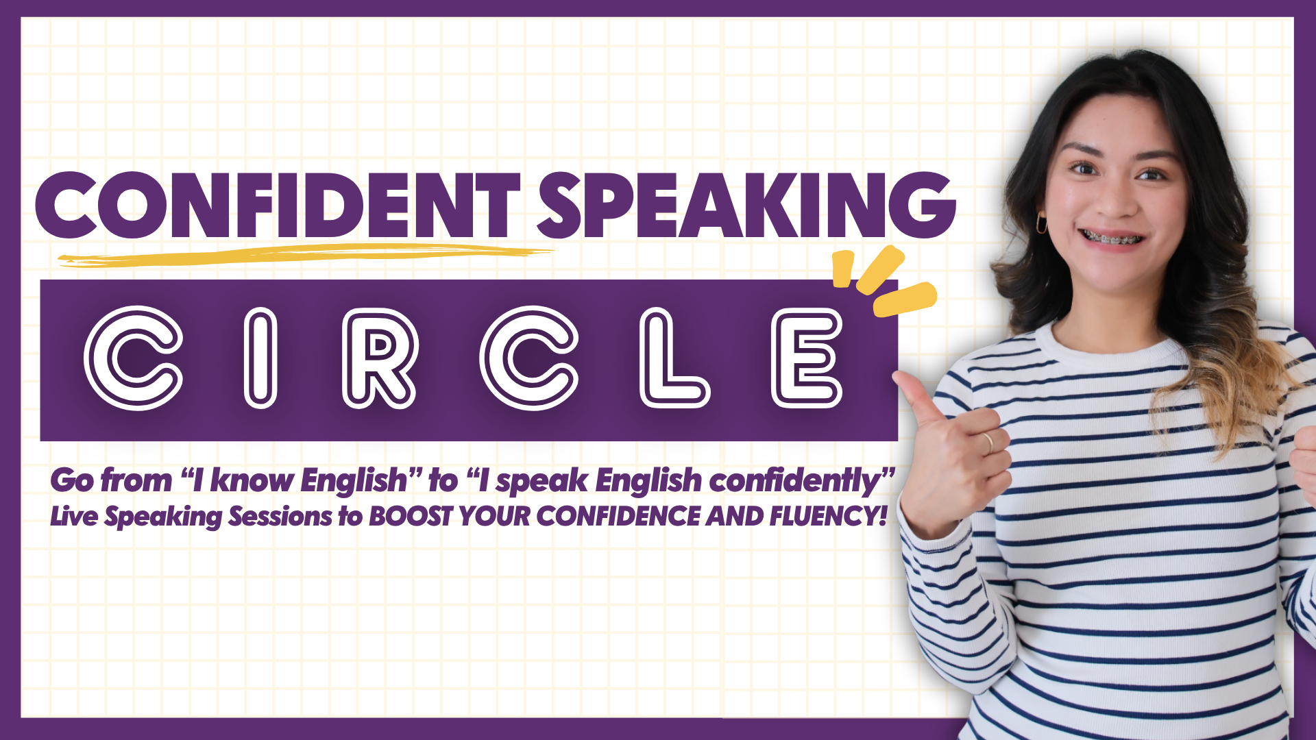 The Confident Speaking Circle group class