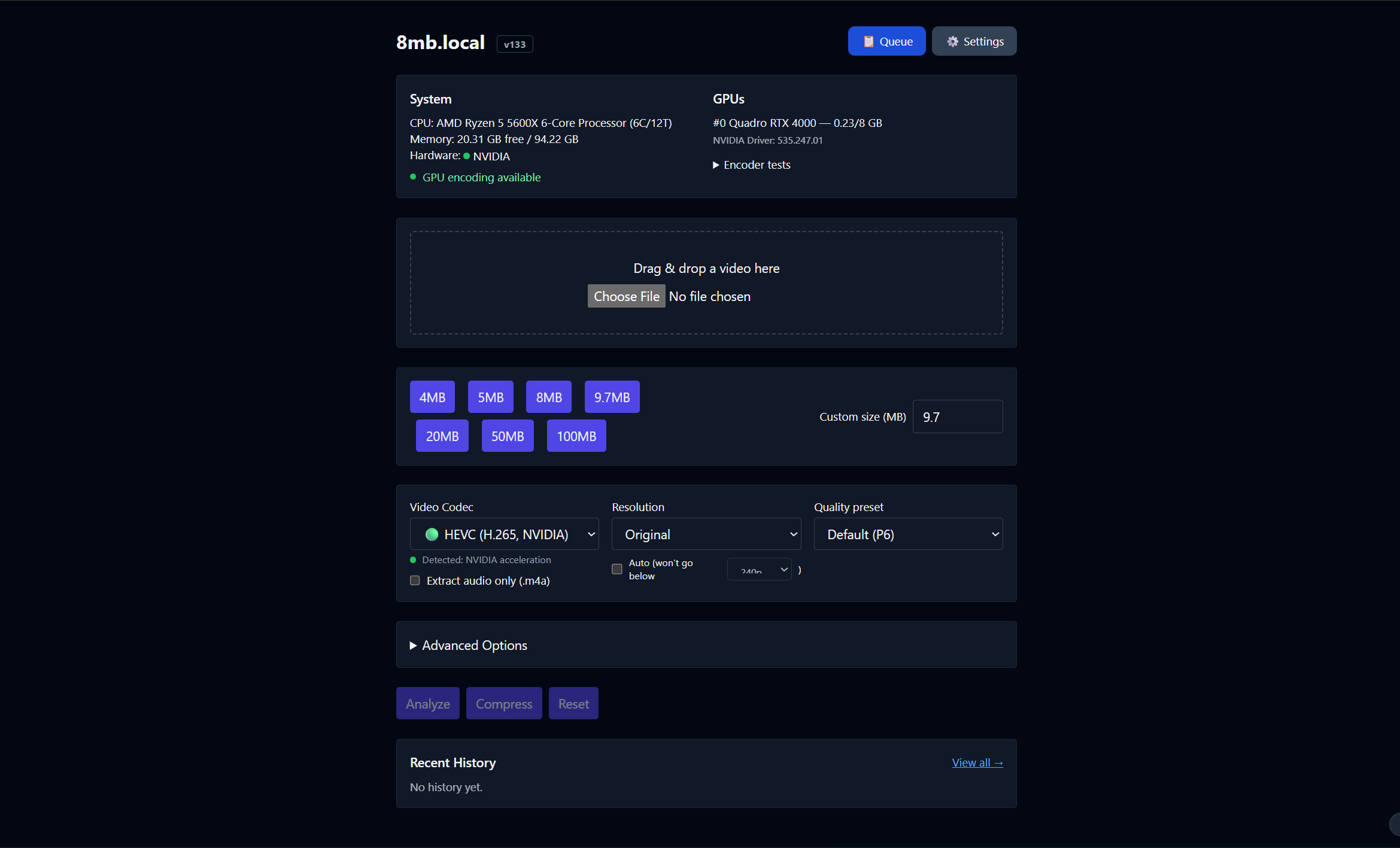 8MB Local screenshot 1