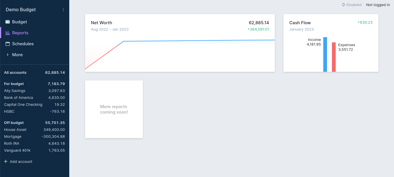 Actual Budget screenshot 1