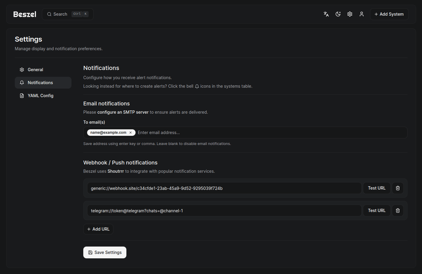 Beszel screenshot 3
