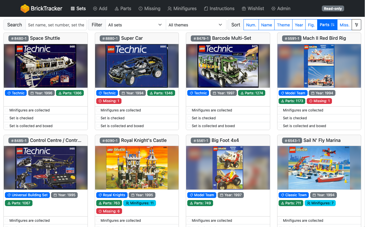 BrickTracker screenshot 1