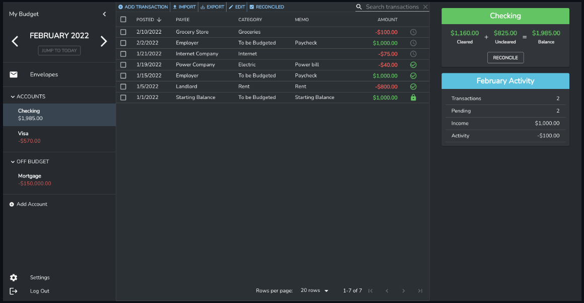 Budge screenshot 1