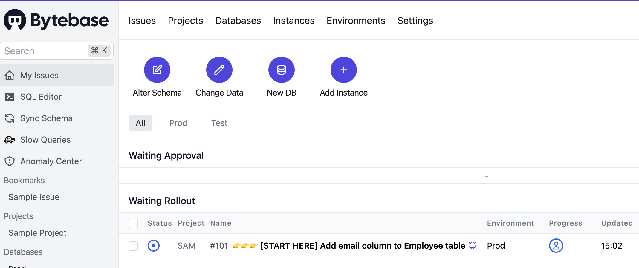 Bytebase screenshot 1
