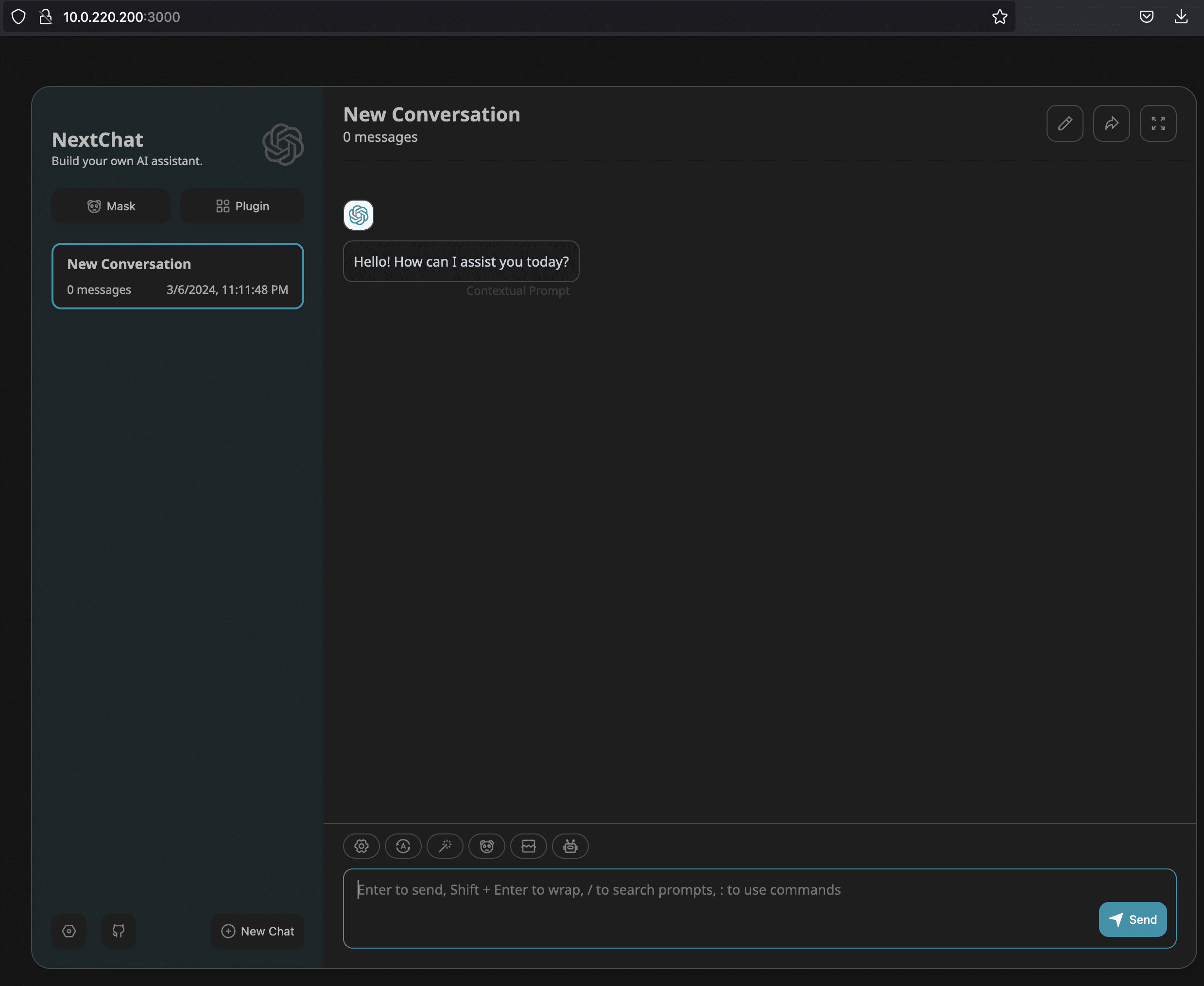 ChatGPT Next Web screenshot 1