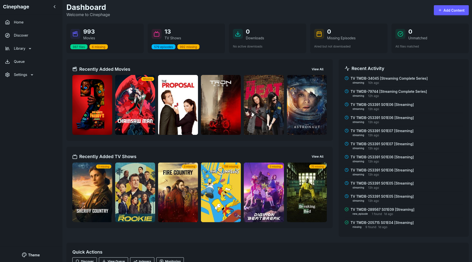 Cinephage screenshot 1
