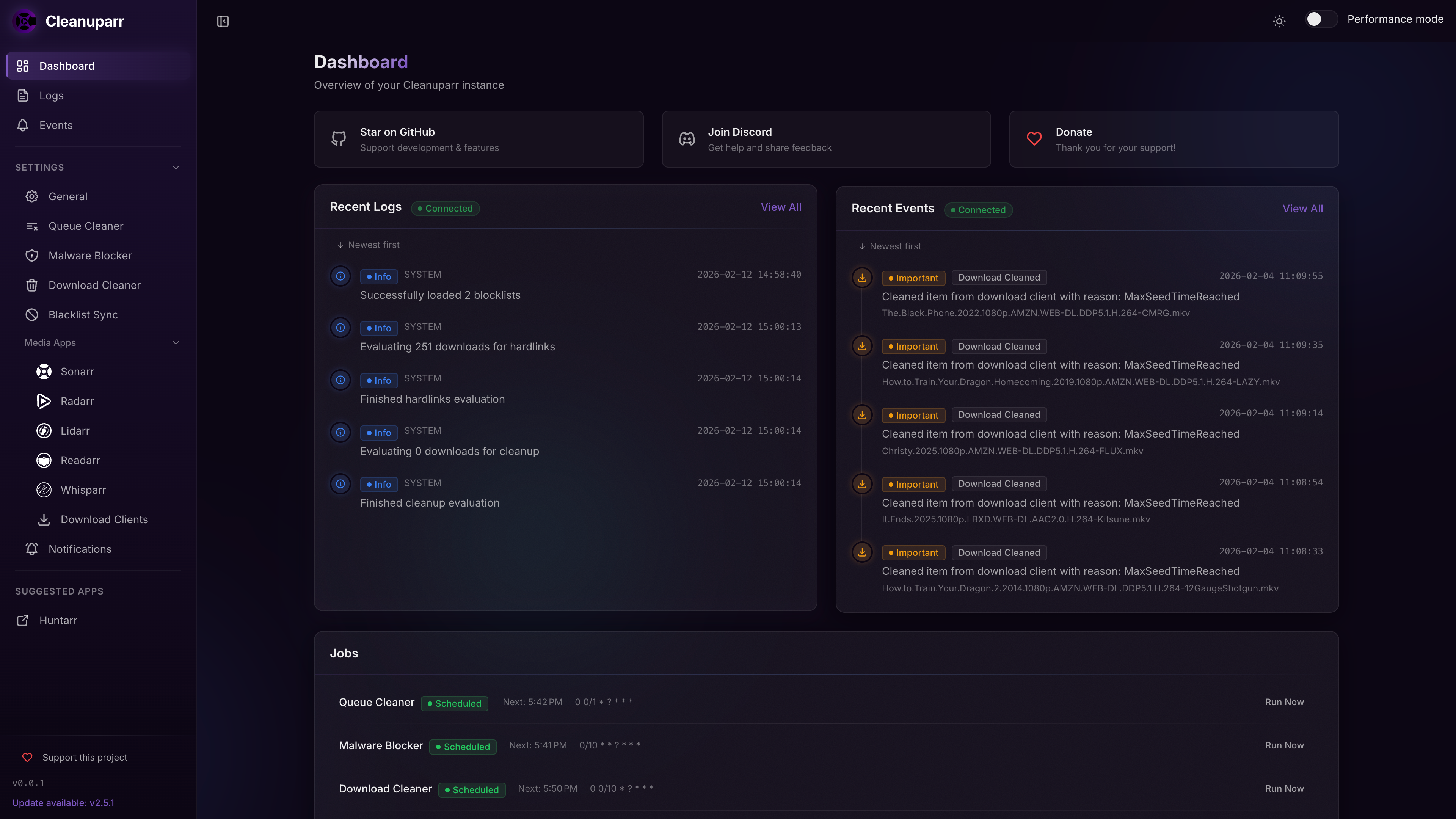 Cleanuparr screenshot 1