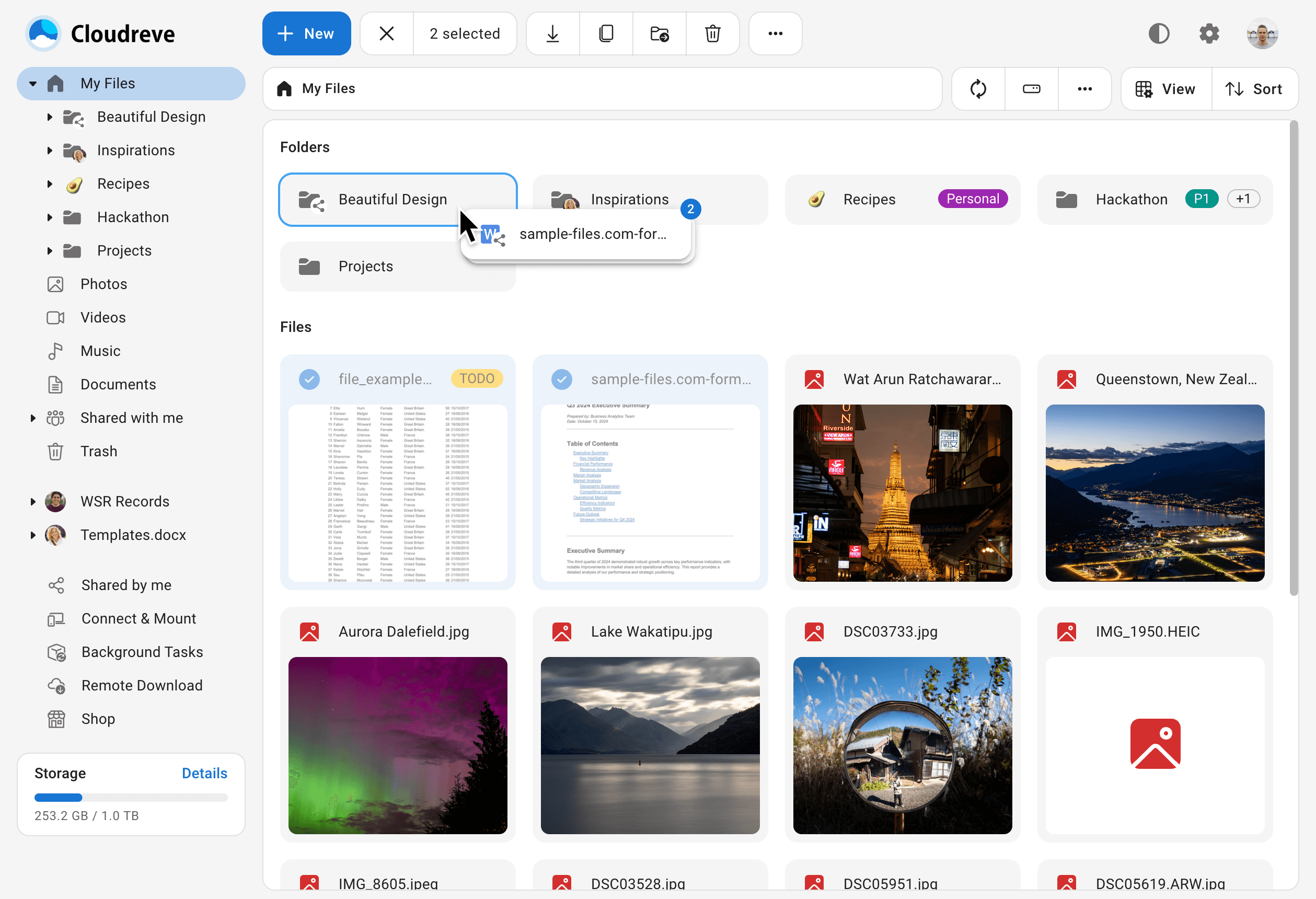 Cloudreve screenshot 1