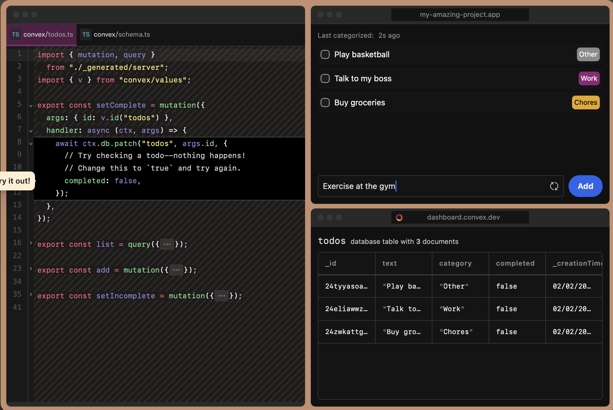 Convex screenshot 1