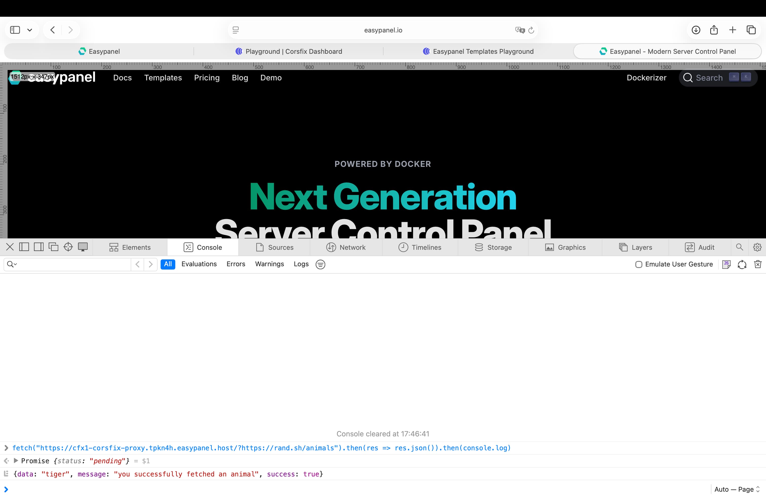 Corsfix screenshot 6