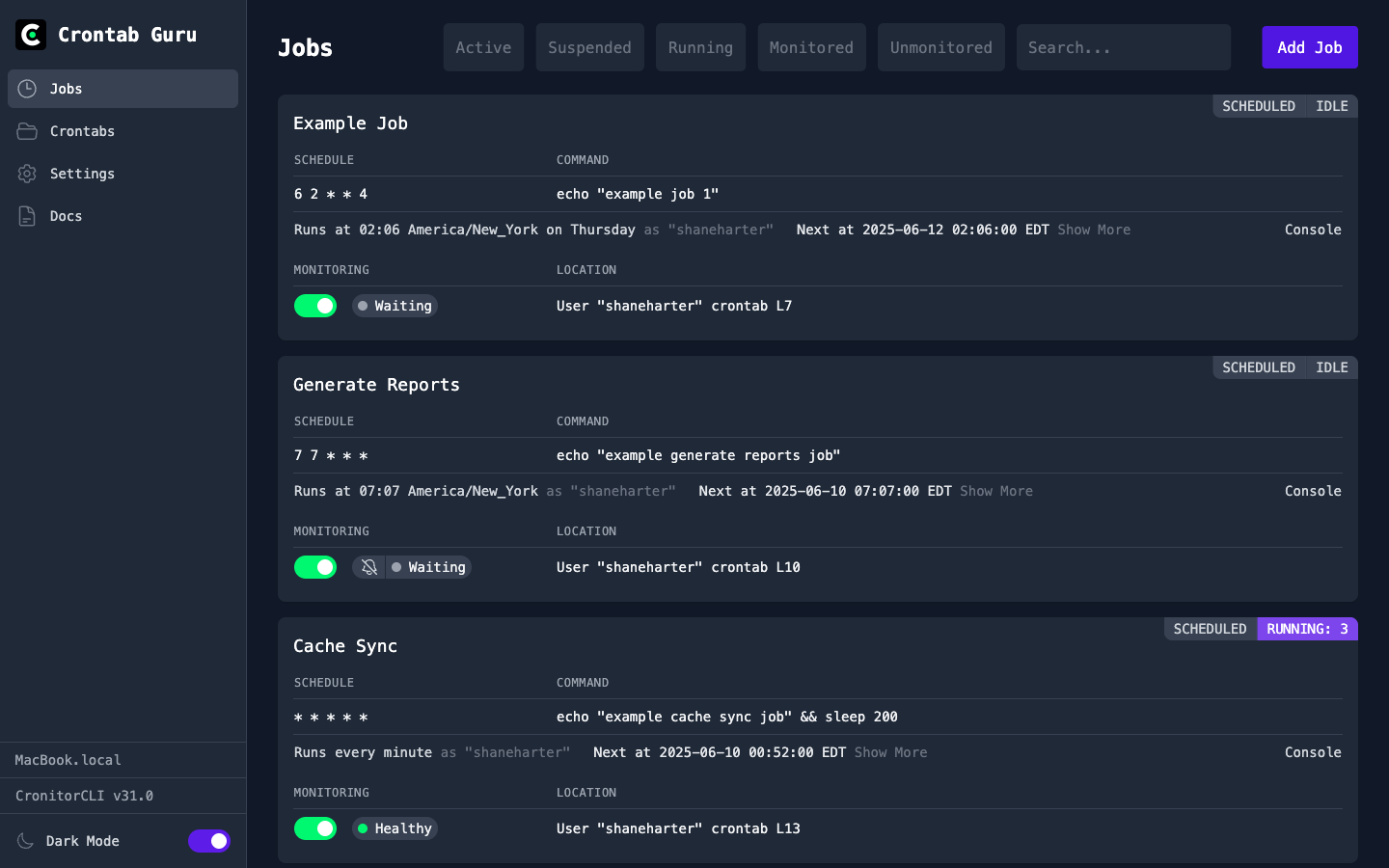 Crontab Guru screenshot 1