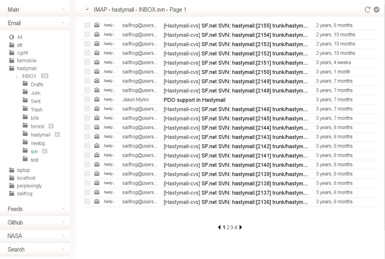 Cypht screenshot 1
