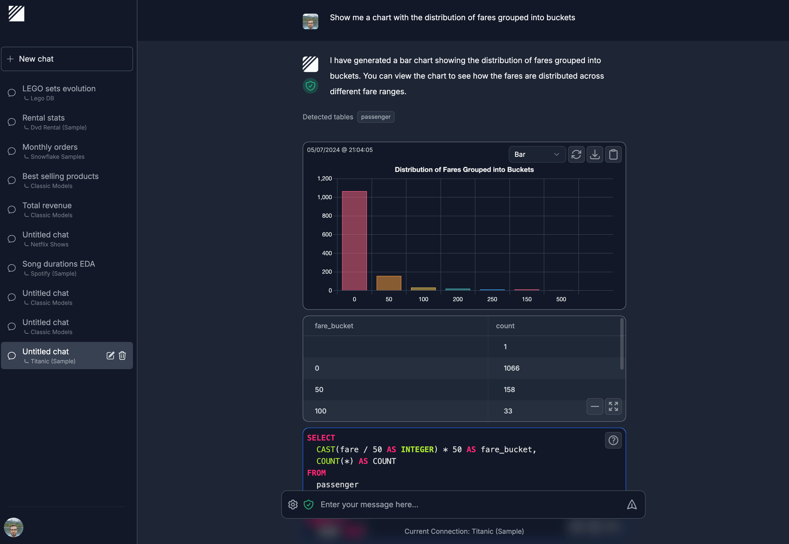 Dataline screenshot 1