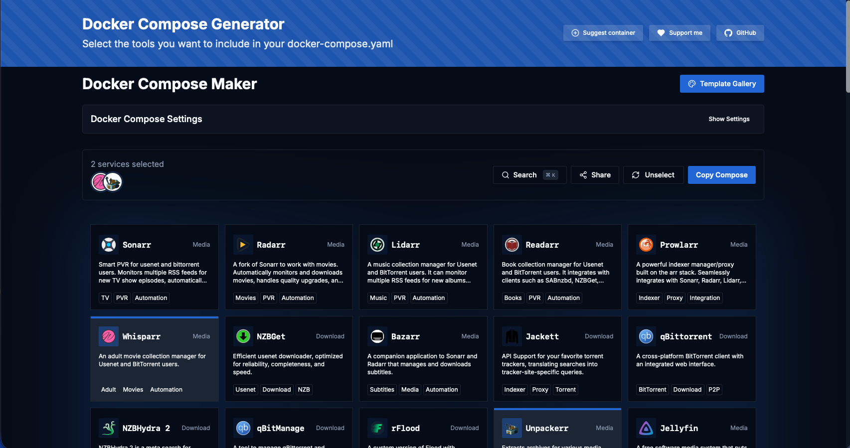 DCM screenshot 1