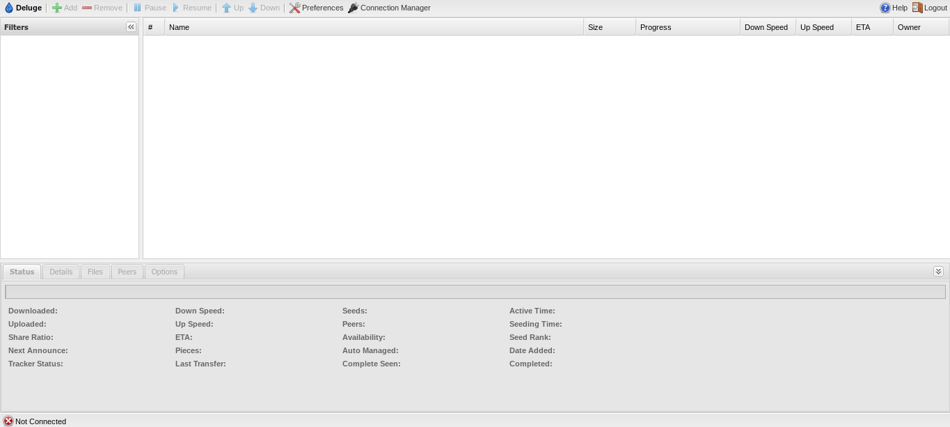 Deluge screenshot 1