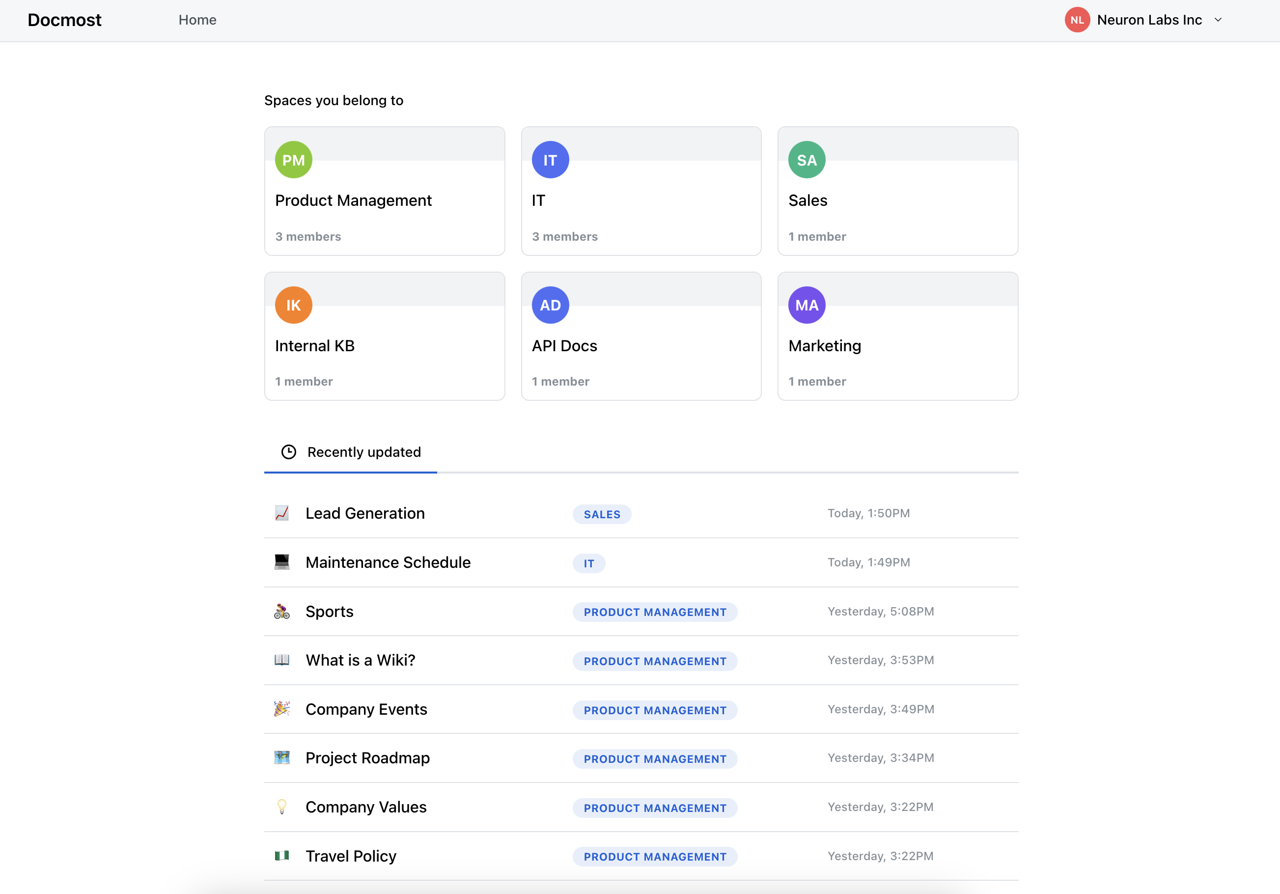 Docmost screenshot 1