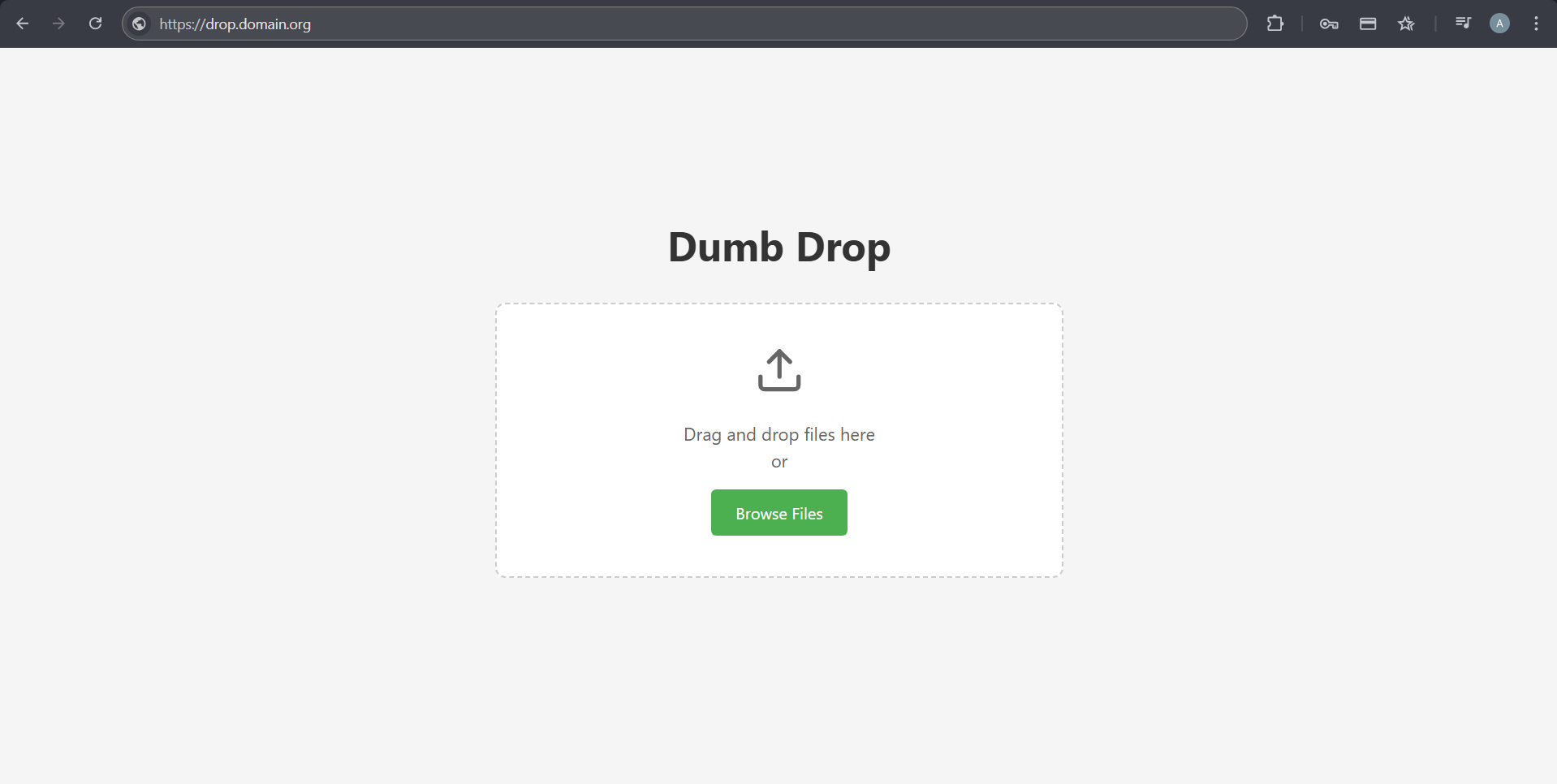 DumbDrop screenshot 1