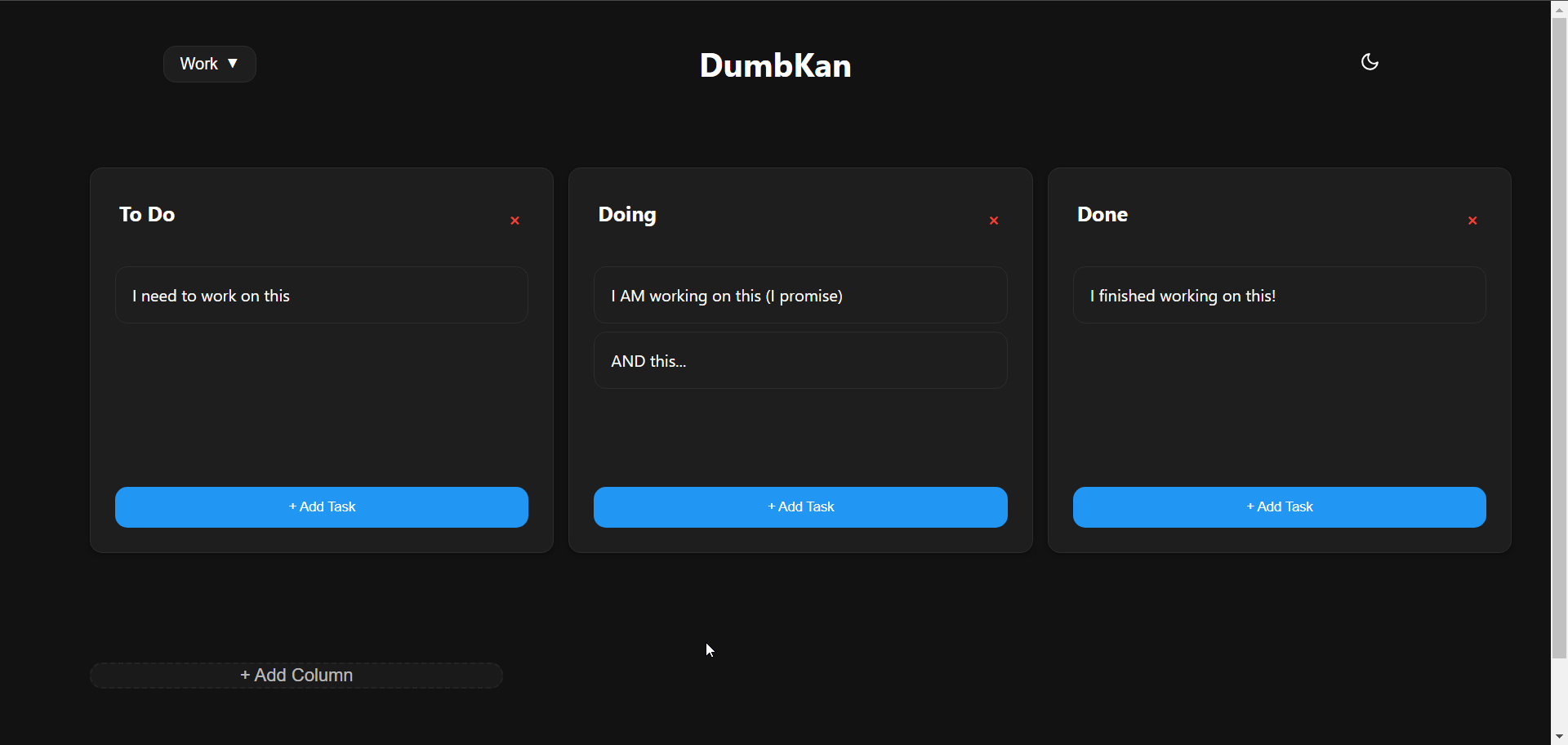 DumbKan screenshot 1