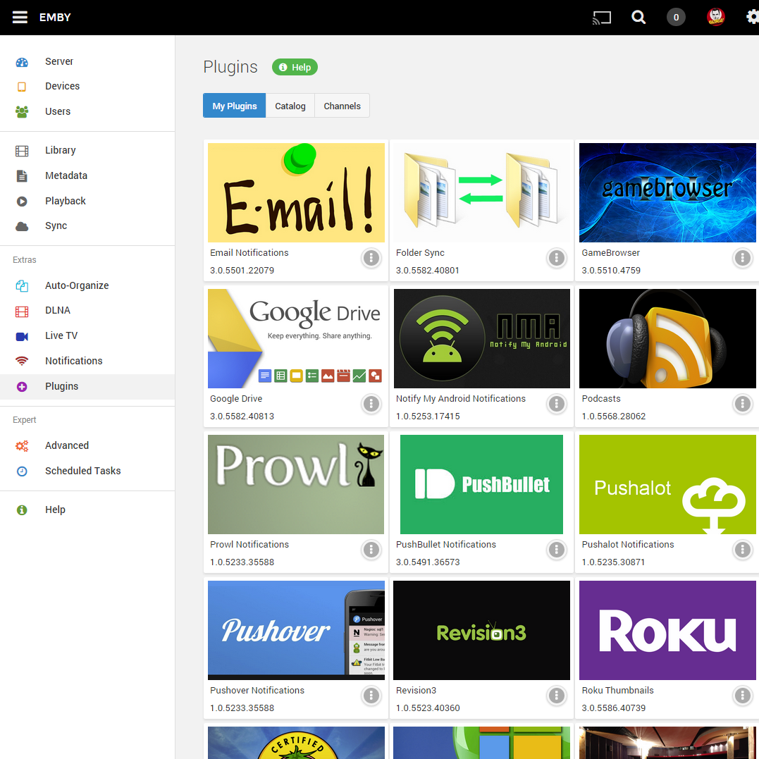 Emby screenshot 1