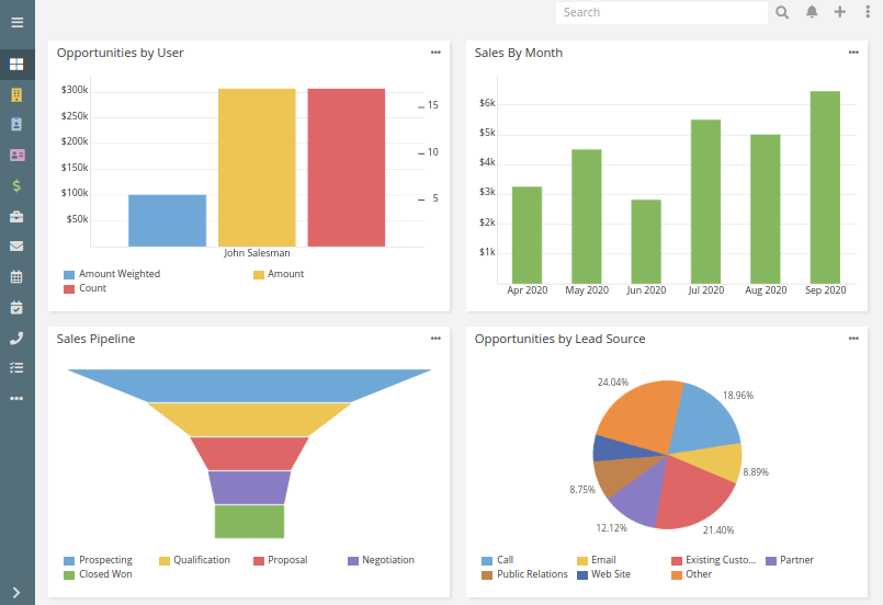 EspoCRM screenshot 1