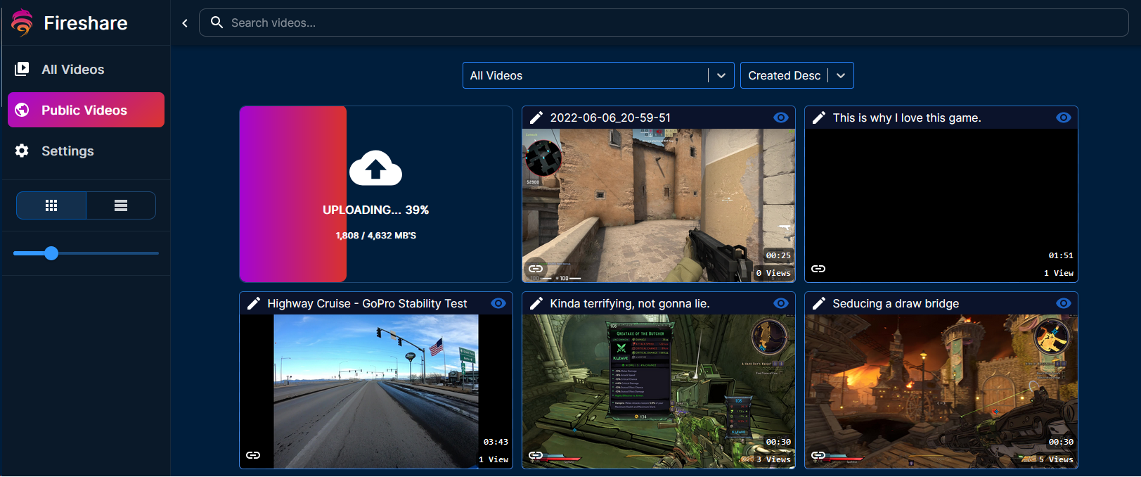 Fireshare screenshot 7