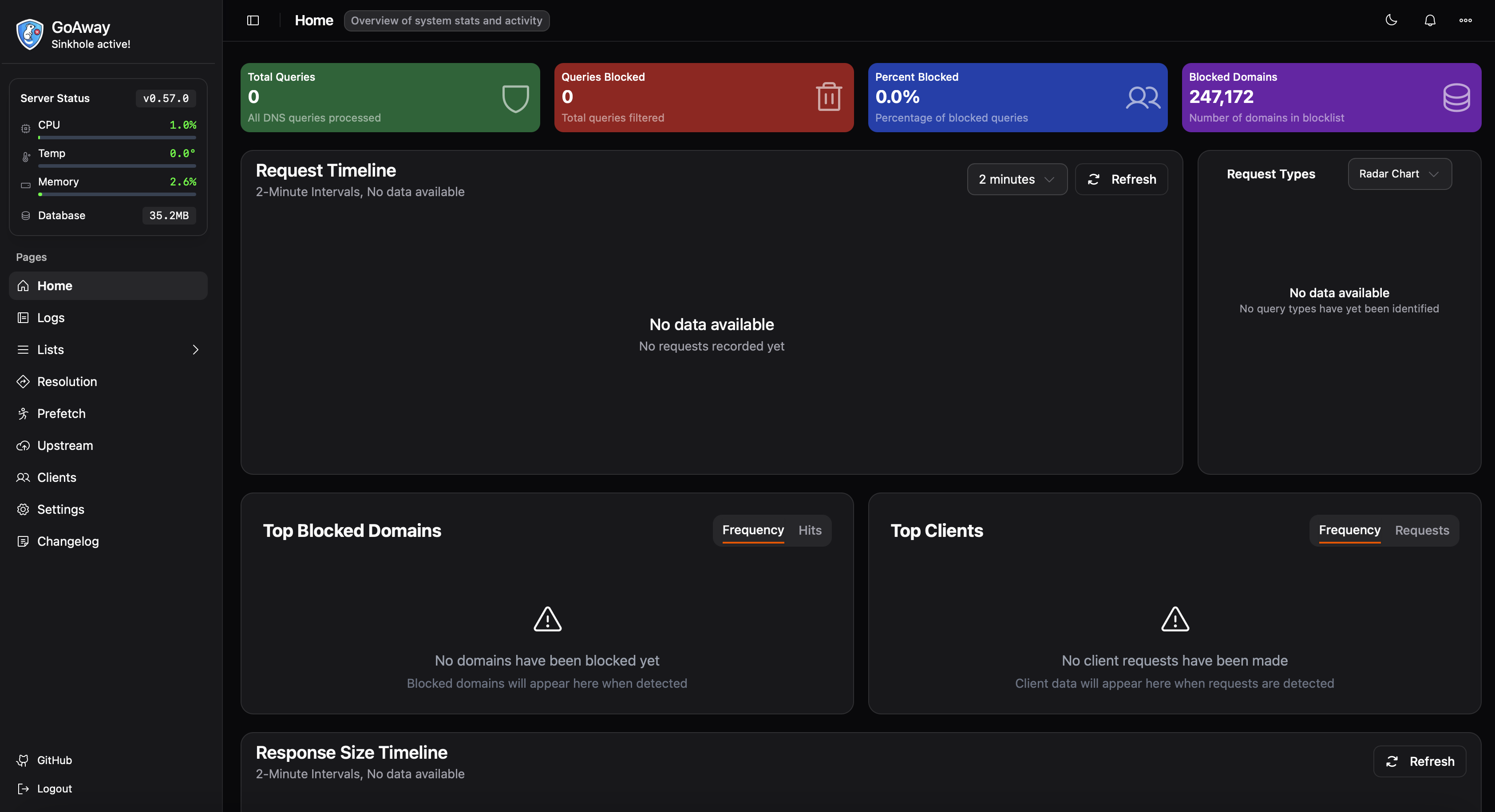 Goaway screenshot 1