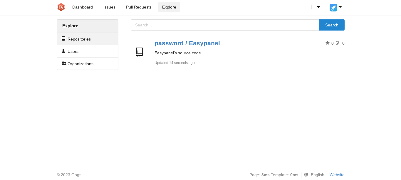 Gogs screenshot 2