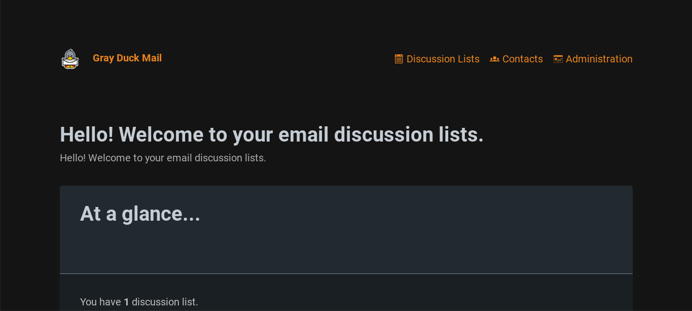 Gray Duck Mail screenshot 1