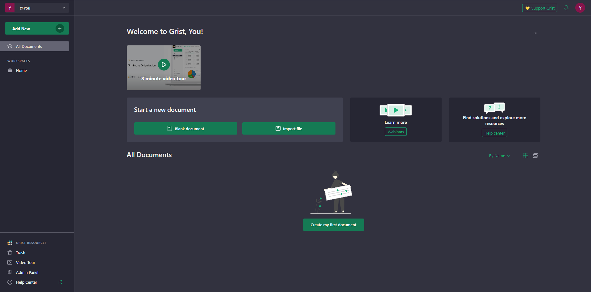 Grist screenshot 1