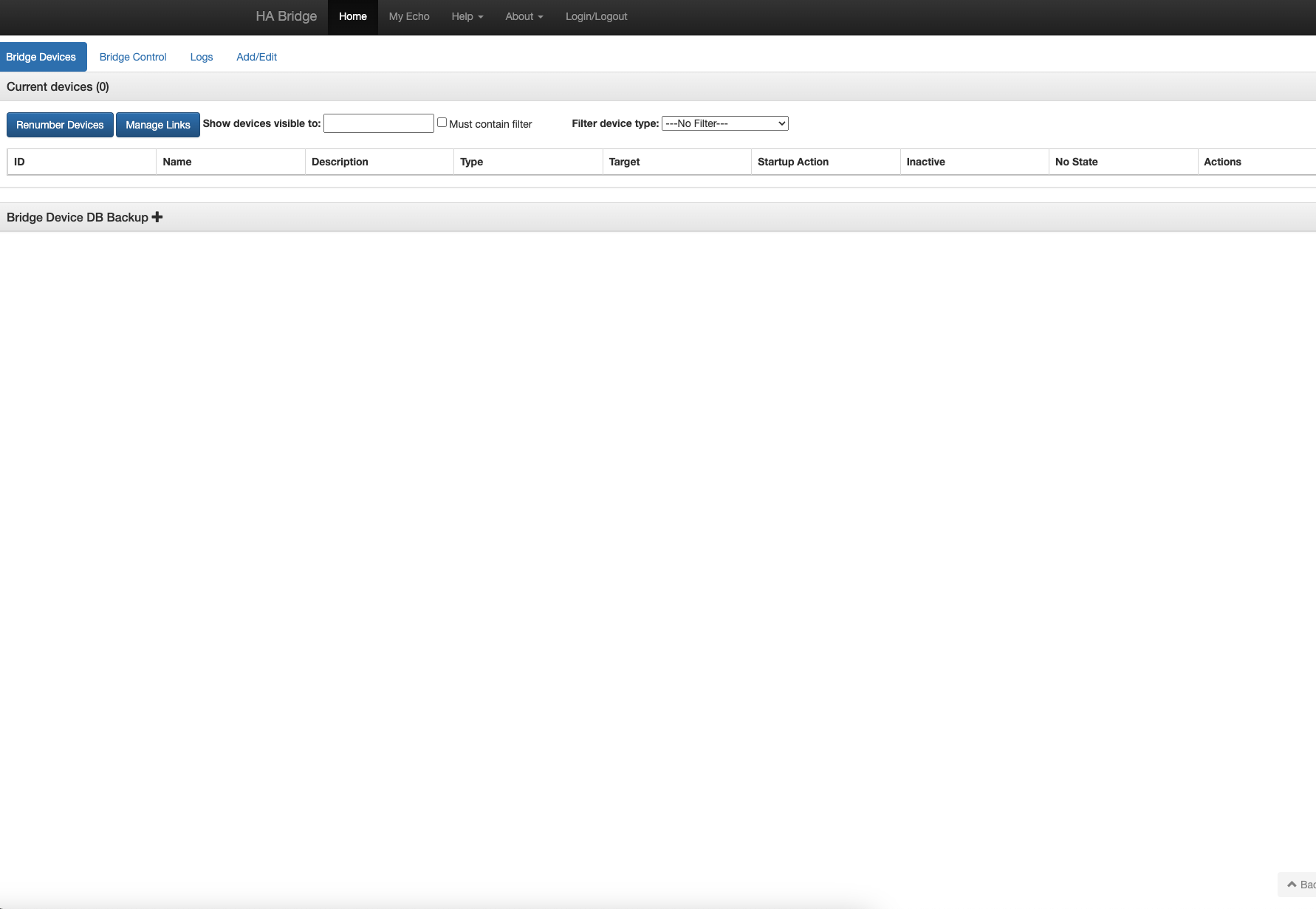 Habridge screenshot 1