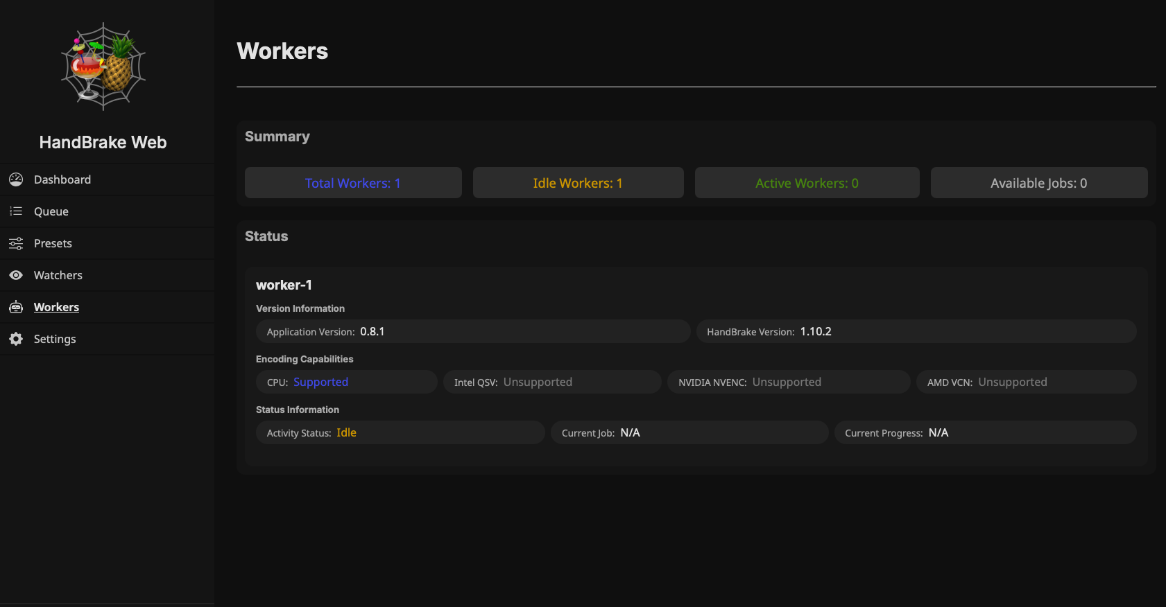 Handbrake Web logo