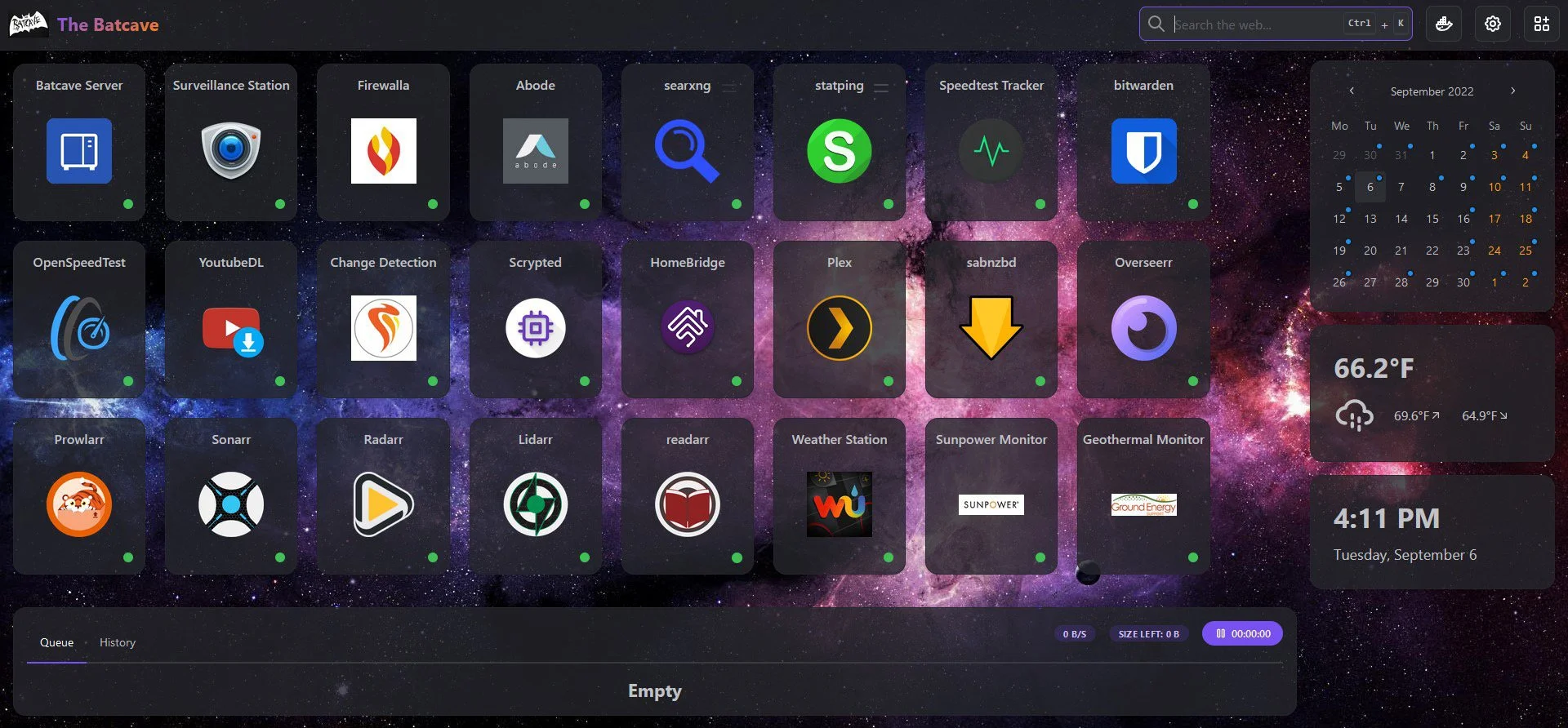 Homarr screenshot 1