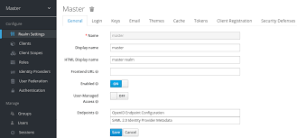 Keycloak screenshot 1