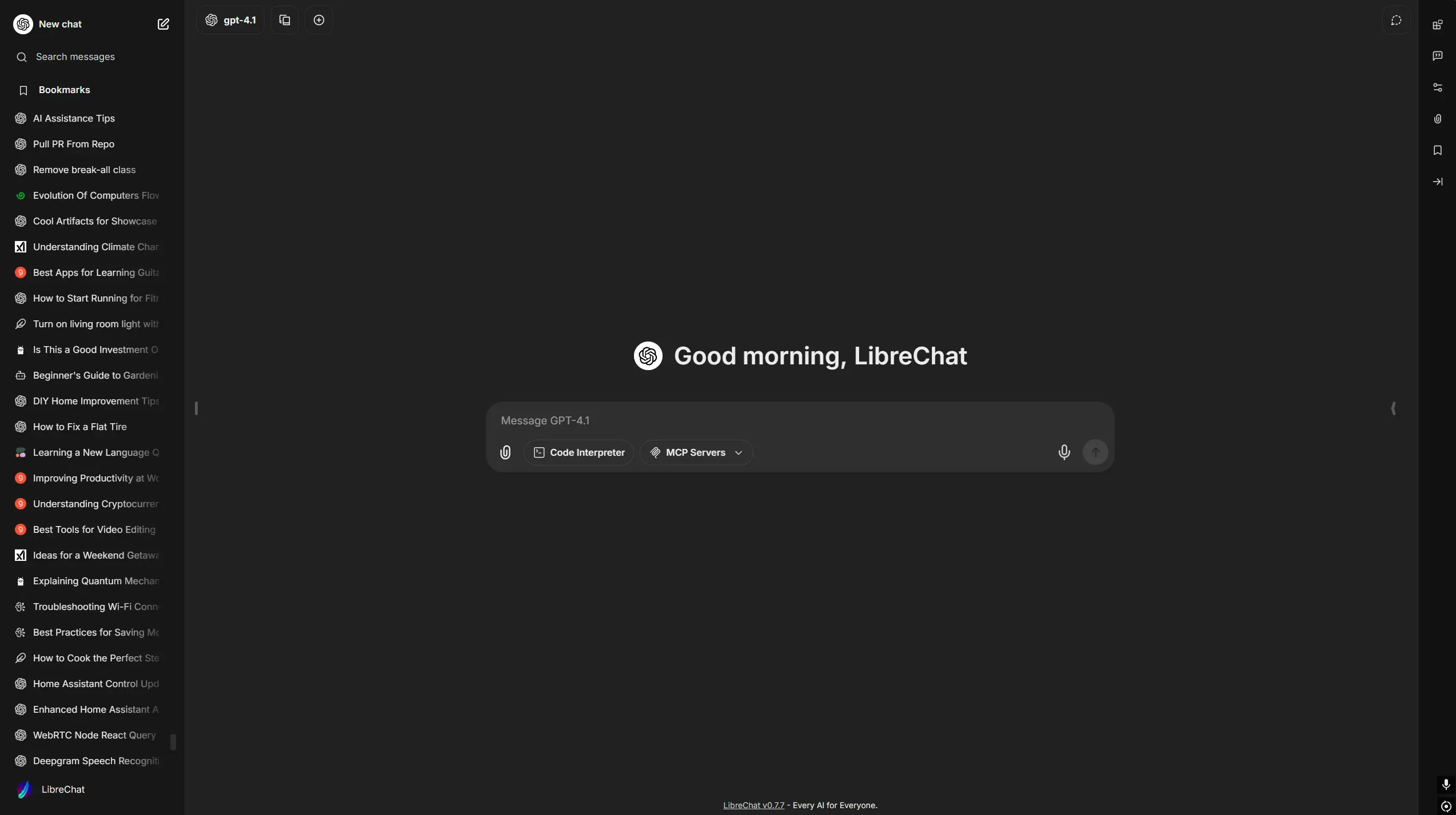LibreChat screenshot 1