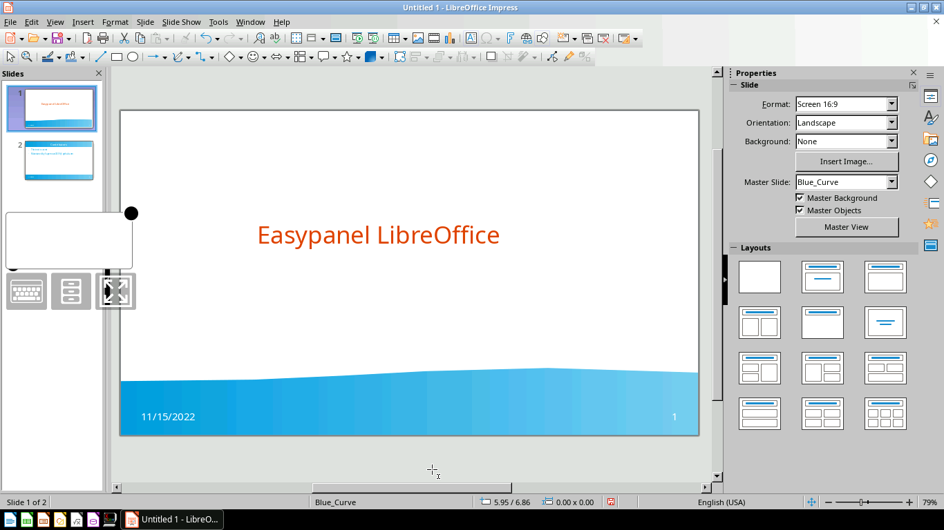 LibreOffice screenshot 1