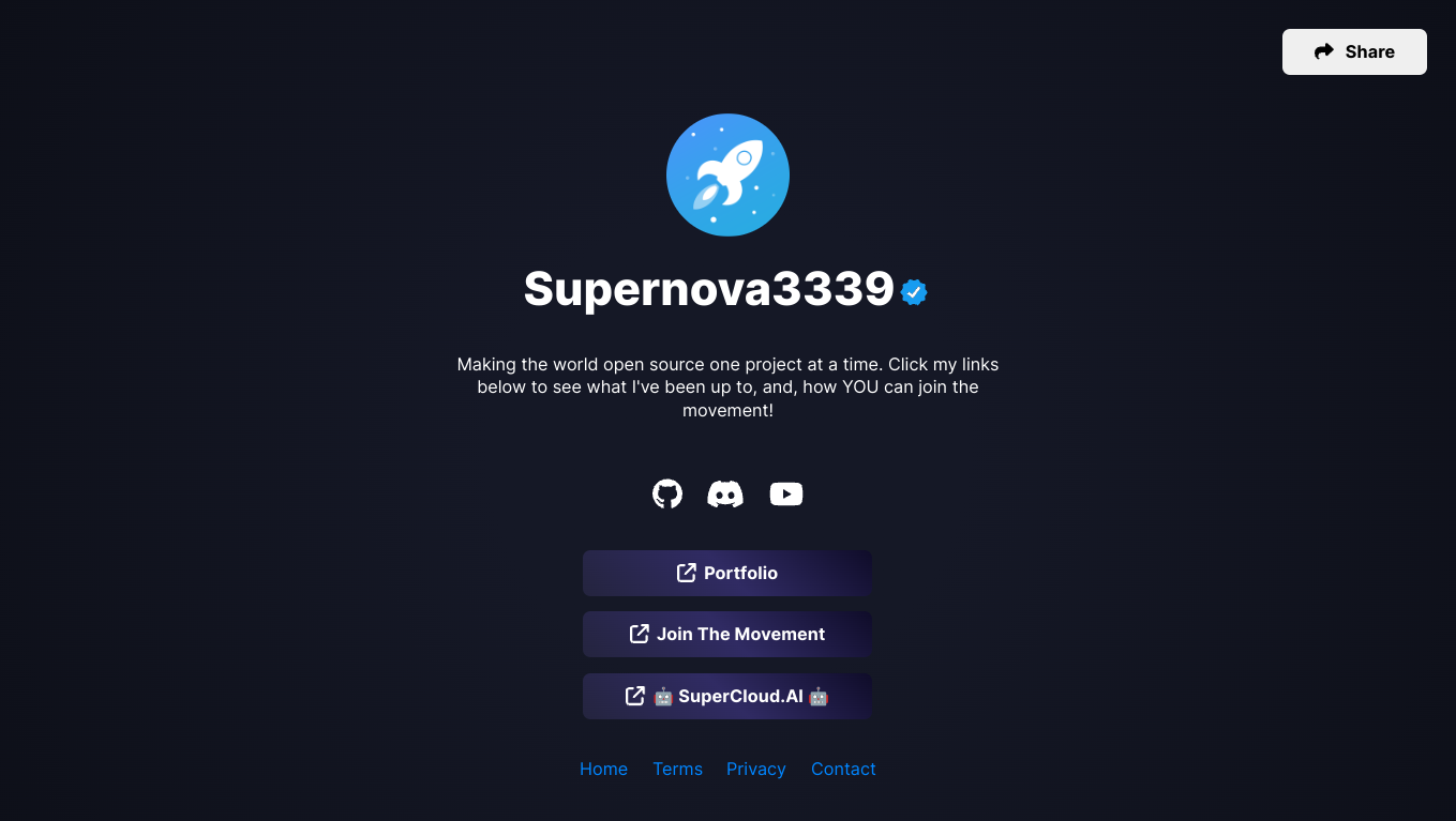 LinkStack screenshot 1