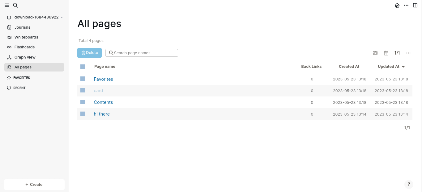 Logseq screenshot 3