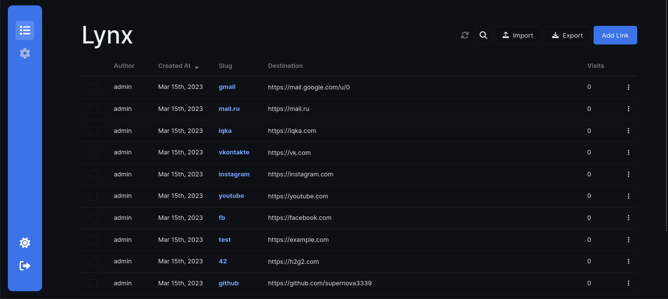 Lynx screenshot 1