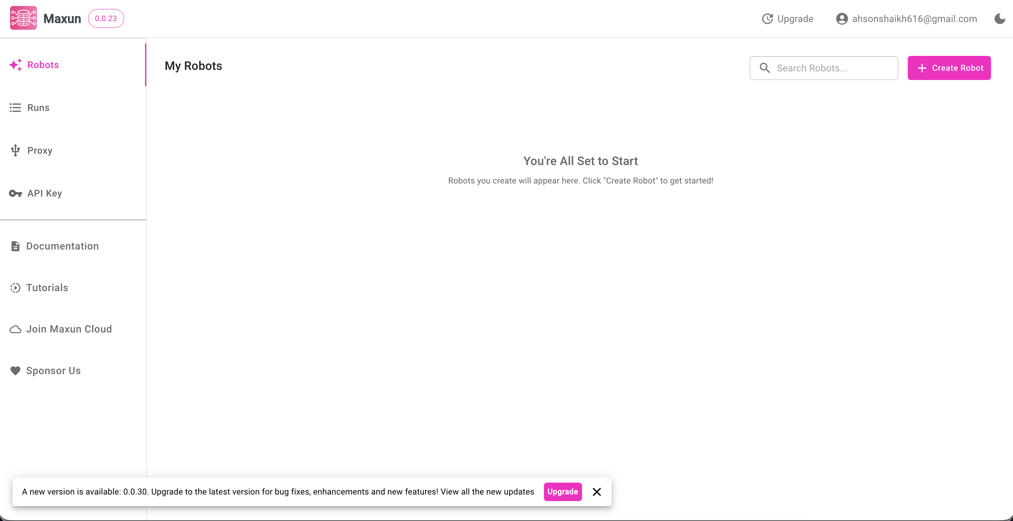 Maxun screenshot 1