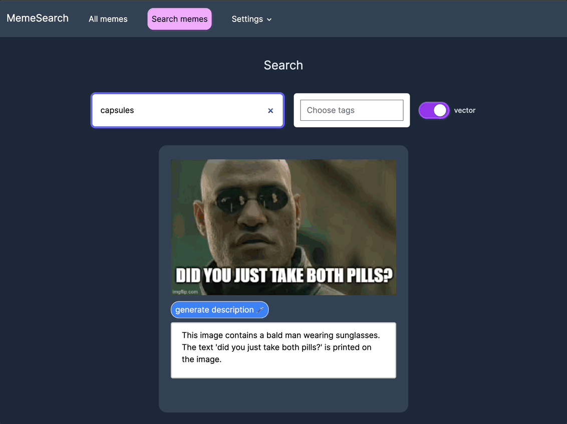 Meme Search screenshot 1