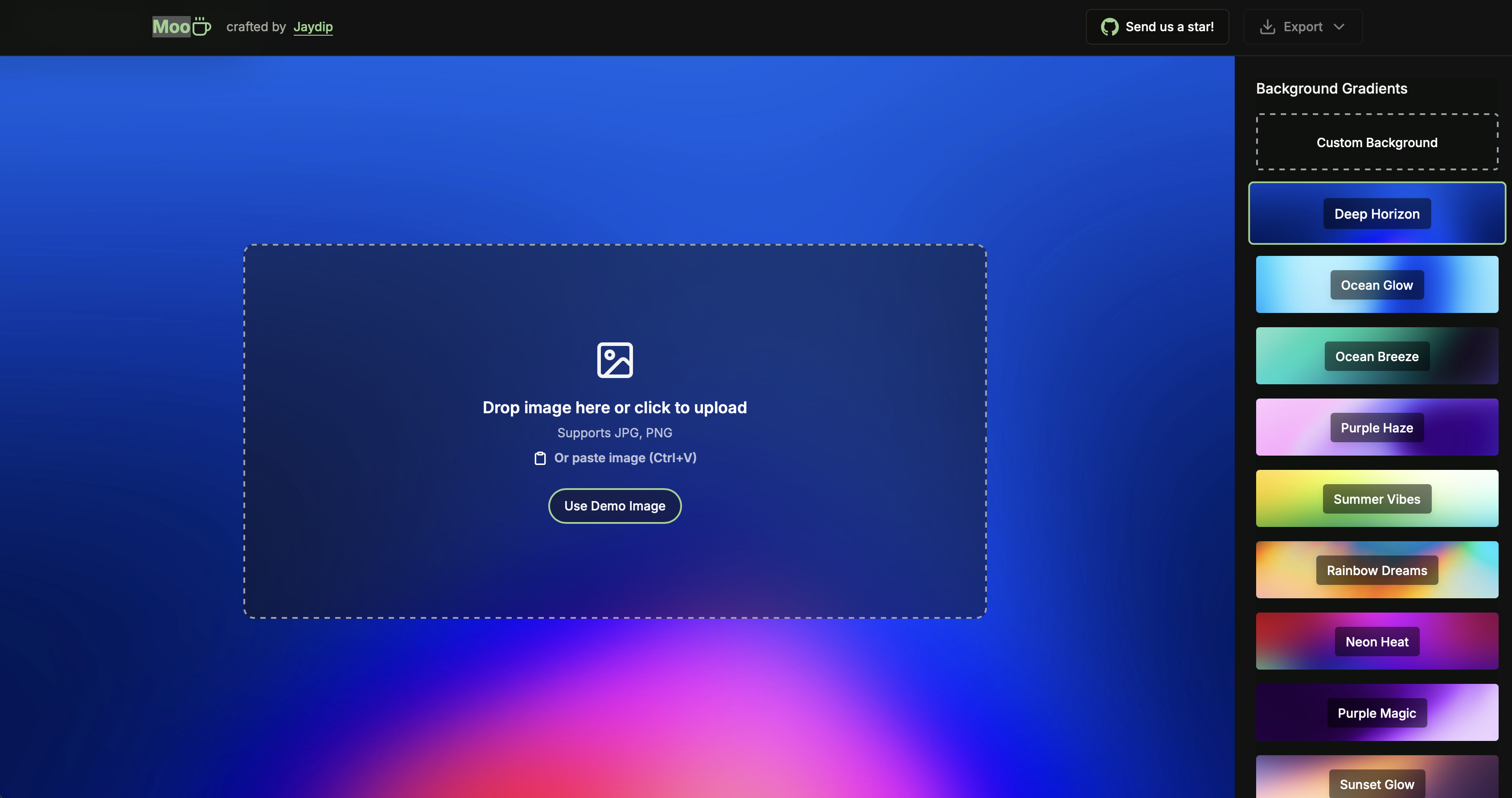 Moocup screenshot 1